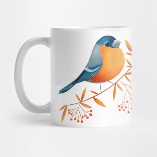 Bullfinch illustration Mug